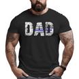 Thin Blue Line FlagShirts Dad Police Father's Day Big and Tall Men T-shirt