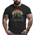 Vintage Co Colorado Mountains Outdoor Adventure Big and Tall Men T-shirt