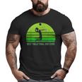 Vintage Retro Best Volleyball Dad Ever Father's Day Big and Tall Men T-shirt