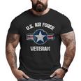 Vintage Us Air Force Veteran Vintage Usaf Veteran Big and Tall Men T-shirt