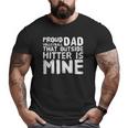 Volleyball Dad Of Outside Hitter Father's Day Big and Tall Men T-shirt
