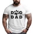 Dog Dad Classic Paw Big and Tall Men T-shirt