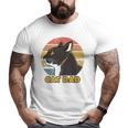 Cat Dad Father's Day Big and Tall Men T-shirt