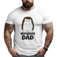 Hedgehog Dad Father's Day Cute Hedgehog Big and Tall Men T-shirt