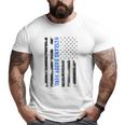 Husband Daddy Hero Police Officer Sheriff Deputy Father's Day Big and Tall Men T-shirt