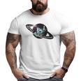 Mens Best Dad In The Universe Father's Day Space Nebula Big and Tall Men T-shirt
