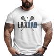 Mens Lax Dad Lacrosse Player Father Parent Coach Vintage Big and Tall Men T-shirt