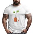 Plant Papa Gardening Lover Father's Day Big and Tall Men T-shirt