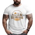 Vintage Muscle Shoals Alabama Mountain Hiking Souvenir Print Big and Tall Men T-shirt