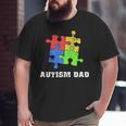 Autism DadEducate Love Support Big and Tall Men T-shirt
