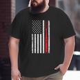 Barbecue For Men Dad Patriotic American Flag Bbq Tools Big and Tall Men T-shirt