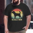 Beagle Mom Beagle Mother Dog Lover Women’S Big and Tall Men T-shirt
