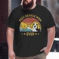 Best Beagle Mom Ever Retro Vintage Puppy Lover Big and Tall Men T-shirt