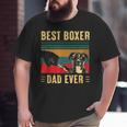 Best Boxer Dad Ever Boxer Dog Dad Father's Day Big and Tall Men T-shirt