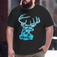 Best Bucking Dad Ever Papa Father Deer Silhouette Big and Tall Men T-shirt