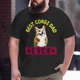 Best Corgi Dad Dog Lover Owner Big and Tall Men T-shirt