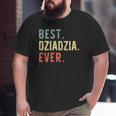 Best Dziadzia Ever Retro Vintage Big and Tall Men T-shirt