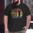 Best Papa By Par Father's Day Golf Grandpa Big and Tall Men T-shirt