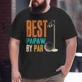 Best Papaw By Par Vintage Retro Golf Lover Grandpa Big and Tall Men T-shirt