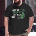 Best Pappy By Par Golf Lover Fathers Day Big and Tall Men T-shirt