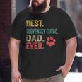 Best Slovenský Cuvac Dad Ever Vintage Father Dog Lover Big and Tall Men T-shirt