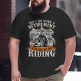Bike Grandpa Motorcycle Rider Retirement Papa Biker Big and Tall Men T-shirt