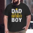 Dad Of The Bday Boy Construction Bday Party Hat Men Big and Tall Men T-shirt