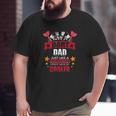 Darts Dad Just Like A Normal Dad Big and Tall Men T-shirt