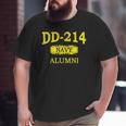 Dd 214 Navy Alumni Veteran Day Retired Vintage Military Big and Tall Men T-shirt