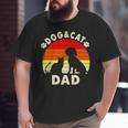 Dog And Cat Dad Vintage Retro Big and Tall Men T-shirt