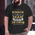 Dziadzia Man Myth Legend Papa Fathers Day Grandpa Big and Tall Men T-shirt