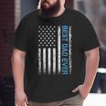 Father's Day Best Dad Ever With Us American Flag V2 Big and Tall Men T-shirt