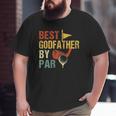 Father's Day Best Godfather By Par Golf Big and Tall Men T-shirt