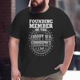 Founding Member Grumpy Old Grandpa's Club Men Big and Tall Men T-shirt
