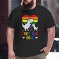 Free Dad Hugs Dinosaur Trex Dino Lgbtq Pride Rex Rainbow Big and Tall Men T-shirt