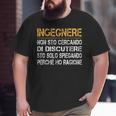 For A Father And Husband Engineer Big and Tall Men T-shirt