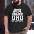 Gamer Dad Video Gaming Fathers Day Men Big and Tall Men T-shirt