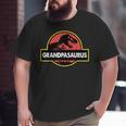 Grandpa Grandpasaurus Grandfather Big and Tall Men T-shirt