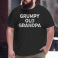 Grumpy Old Grandpa For Grandad Pop Big and Tall Men T-shirt