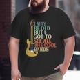 Guitar See All The Cool Bands Big and Tall Men T-shirt