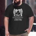 Happy Father's Day In Heaven Dad Your Guiding Hand Will Remain On My Shoulder Forever Big and Tall Men T-shirt