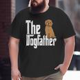 Labradoodle Dog Dad Dogfather Dogs Daddy Father Big and Tall Men T-shirt