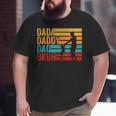 Men Dada Daddy Dad Bruh Fathers Day Vintage Father Big and Tall Men T-shirt