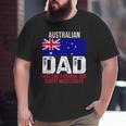 Mens Australian Dad Australia Flag For Father's Day Big and Tall Men T-shirt