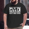 Mens Best Dad Ever Shirts Daddy And Son Fathers Day From Son Big and Tall Men T-shirt