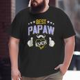 Mens Best Papaw Ever Personalized Grandpa Big and Tall Men T-shirt