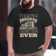 Mens Best Truckin Bonus Dad Ever Trucker Truck Driver Big and Tall Men T-shirt