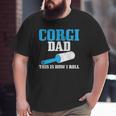 Mens Corgi Dad Dog Hair Beagle Big and Tall Men T-shirt