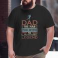 Mens Dad Father Lacrosse Lax Player Coach Team Ball Sport Big and Tall Men T-shirt