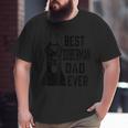 Mens Best Doberman Dog Dad Ever Father's Day Shirt Big and Tall Men T-shirt
